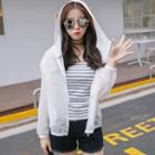 Plain Lightweight Hooded Jacket