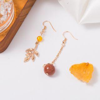 Asymmetrical Drop Earrings As Shown In Figure - One Size