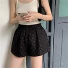 Embroider Wide Leg Shorts