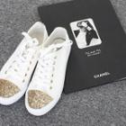 Glittered-accent Sneakers