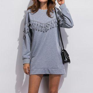 Tasseled Sweat Dress