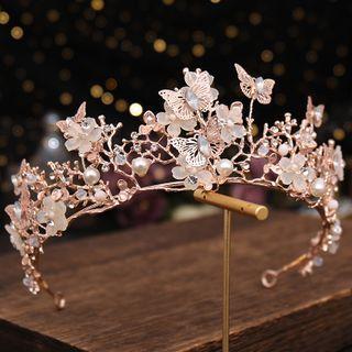 Wedding Branches Faux Pearl Tiara