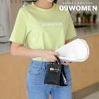 Plus Size Deviation Letter T-shirt