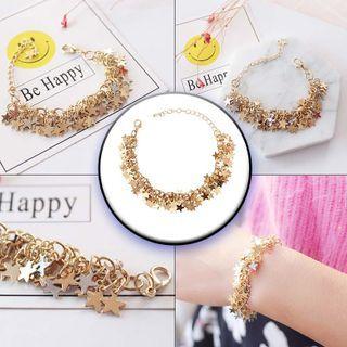 Star Accent Bracelet 486 - Gold - One Size