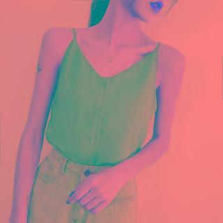 Button Chiffon Camisole