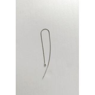 Basic Snake-chain Necklace Silver - One Size