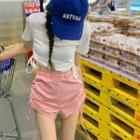 Short-sleeve T-shirt / Drawstring Sweatshorts