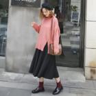 High-waist A-line Buttocks Skirt