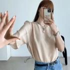 Textured Boxy-fit Blouse