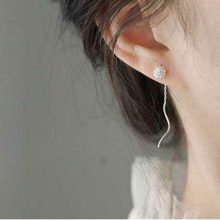 Dandelion Drop Earring