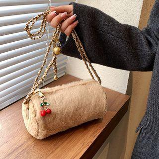 Fluffy Boston Crossbody Bag