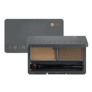 Missha - Twin Brow Kit (gray Brown) 4.4g