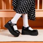 Platform Buckled Mary Janes