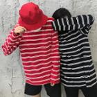 Couple Matching Striped Long Sleeve T-shirt