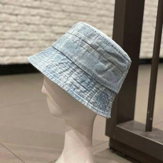 Plaid Denim Bucket Hat