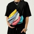 Elbow-sleeve Plain T-shirt / Belt Bag / Shorts / Set