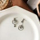 Planet & Star Alloy Dangle Earring