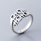 Double Happiness 925 Sterling Silver Ring S925 - Ring - Silver - One Size