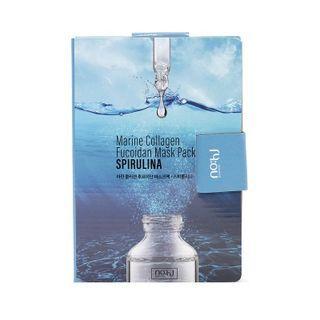 No:hj - Marine Collagen Fucoidan Mask Pack Set Spirulina