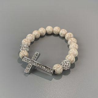 Rhinestone Crisscross Bracelet