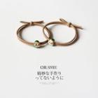 Alloy Hair Tie 01 - Brown - One Size