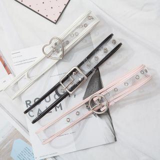 Transparent Plastic Belt (various Designs)