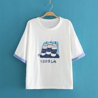 Drink Print T-shirt