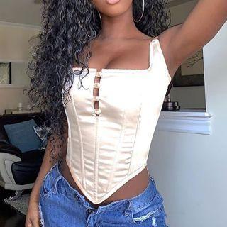 Square Neck Corset Top