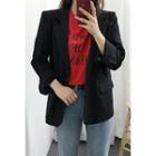 Flap-pocket Linen Jacket