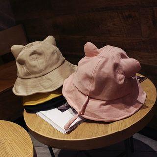 Cat Ear Cotton Bucket Hat