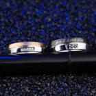 Couple Matching Stainless Steel Lettering Ring