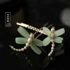 Dragonfly Freshwater Pearl Hair Stick