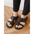 Toe-loop Velcro Flat Sandals