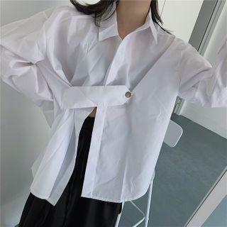 Asymmetric Shirt As Shown In Figure - One Size