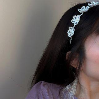 Flower Headband Flower - White - One Size