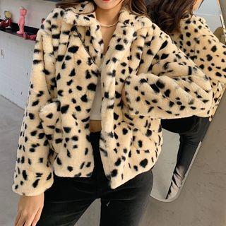 Spotted Loose-fit Pocket Jacket