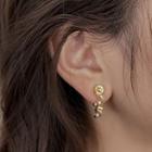 Magnetic Chain Alloy Cuff Earring Single - Gold - One Size