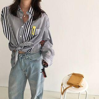 Striped Shirt As Shown In Figure - M