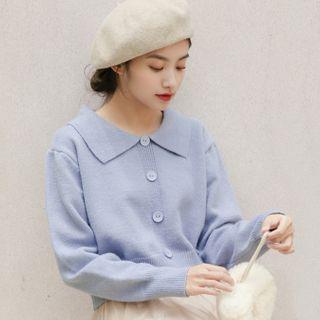 Button-up Collared Cardigan