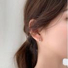 Alloy Interlocking Hoop / Knot Earring