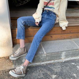 Straight Leg Slim-fit Jeans