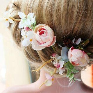 Bridal Flower Hair Clip (2pcs)