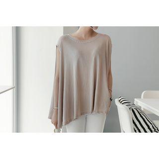 Cap-sleeve A-line Top