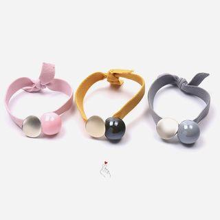 Color Block Tied Hair Tie