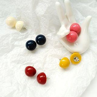 Bead Ear Stud / Clip-on Earring