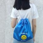 Print Drawstring Backpack
