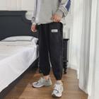 Letter Tag Jogger Pants