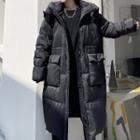 Detachable Hood Padding Long Jacket