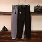 Drawstring Cutout Joggers