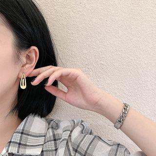 Metal Hair Clip 1 Pair - Melon Seeds - One Size